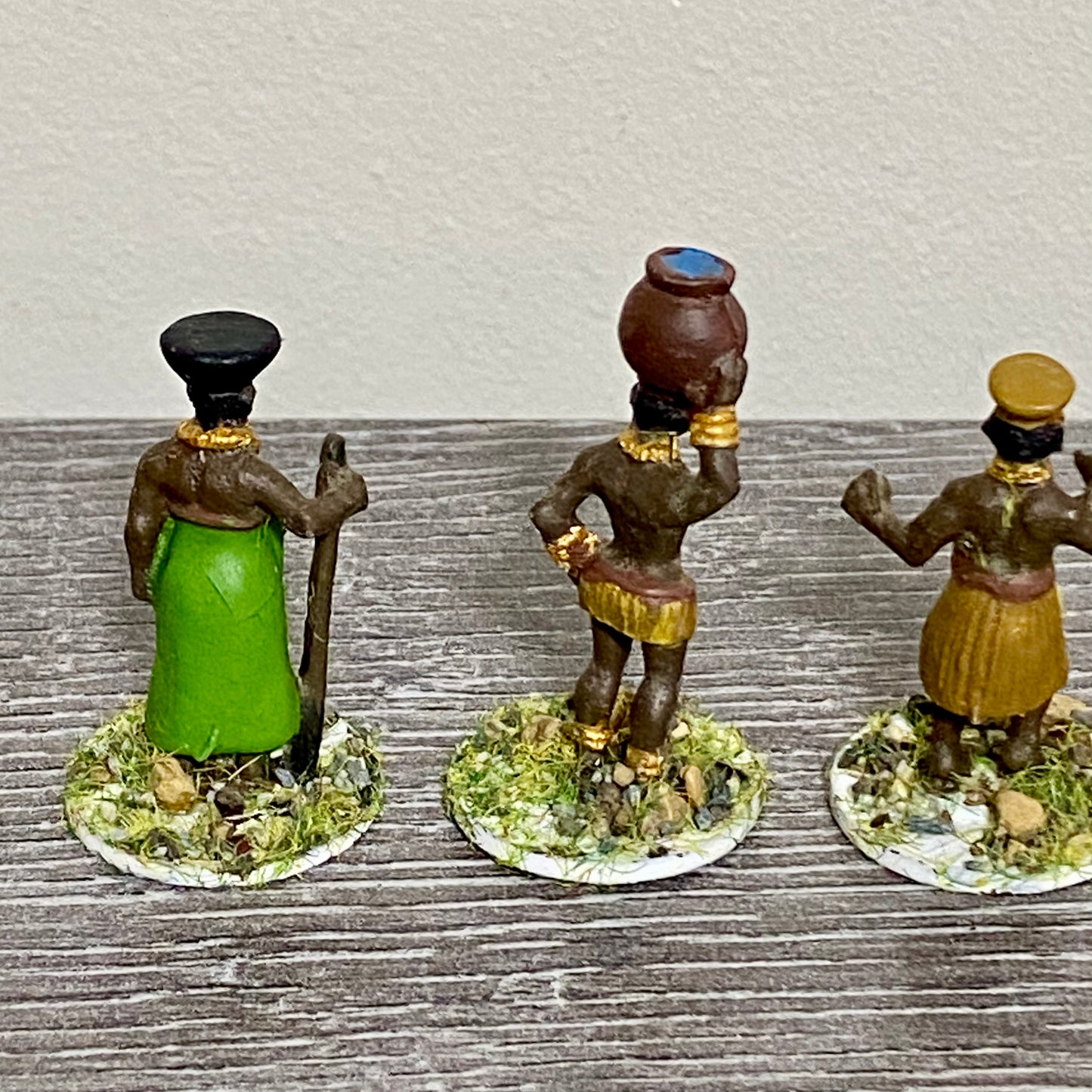 25mm Zulu War 1879 Tribe Women Natal Painted Metal Miniatures War Games 5 Figs