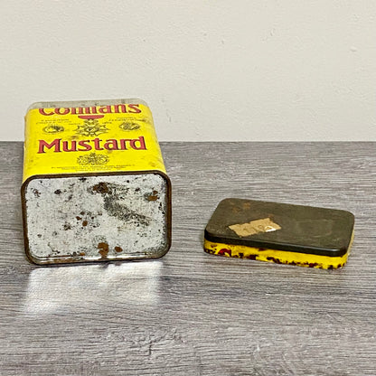 Vintage Colman’s Mustard Spice Tin 4oz Collectible Retro Norwich England & Lid