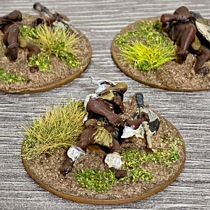 28mm Zulu War 1879 Tribe Casualties Painted Metal Miniatures War Games 8 Figs