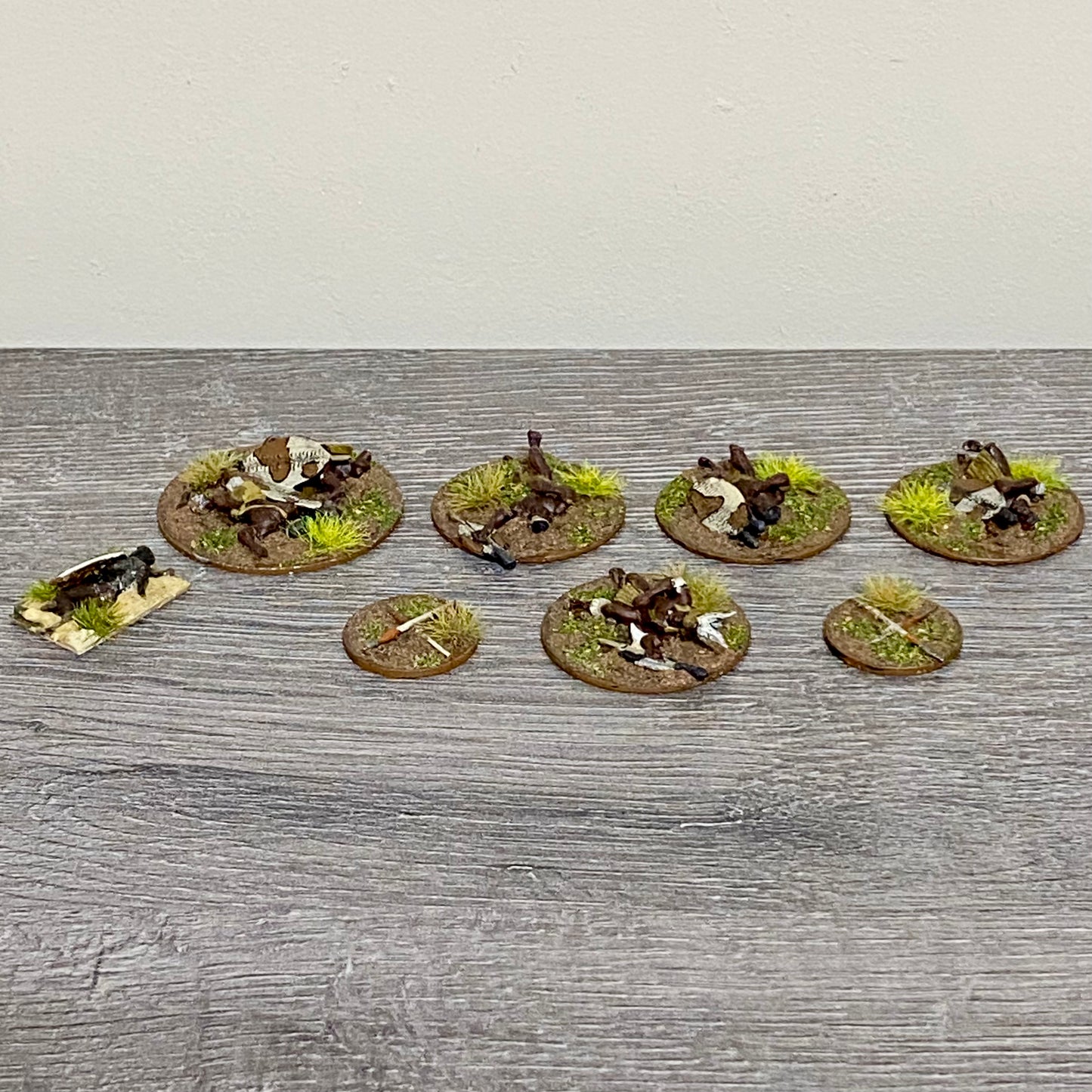 28mm Zulu War 1879 Tribe Casualties Painted Metal Miniatures War Games 8 Figs