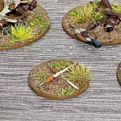 28mm Zulu War 1879 Tribe Casualties Painted Metal Miniatures War Games 8 Figs
