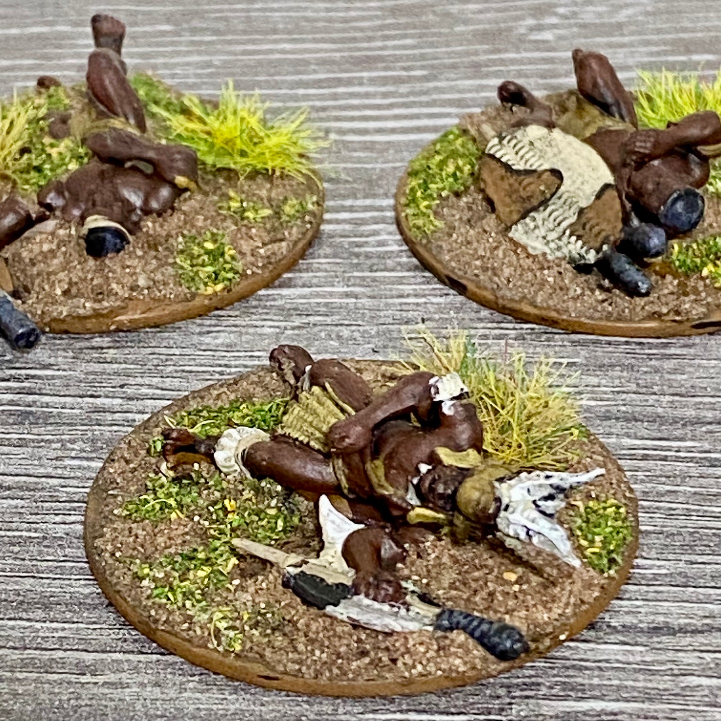28mm Zulu War 1879 Tribe Casualties Painted Metal Miniatures War Games 8 Figs