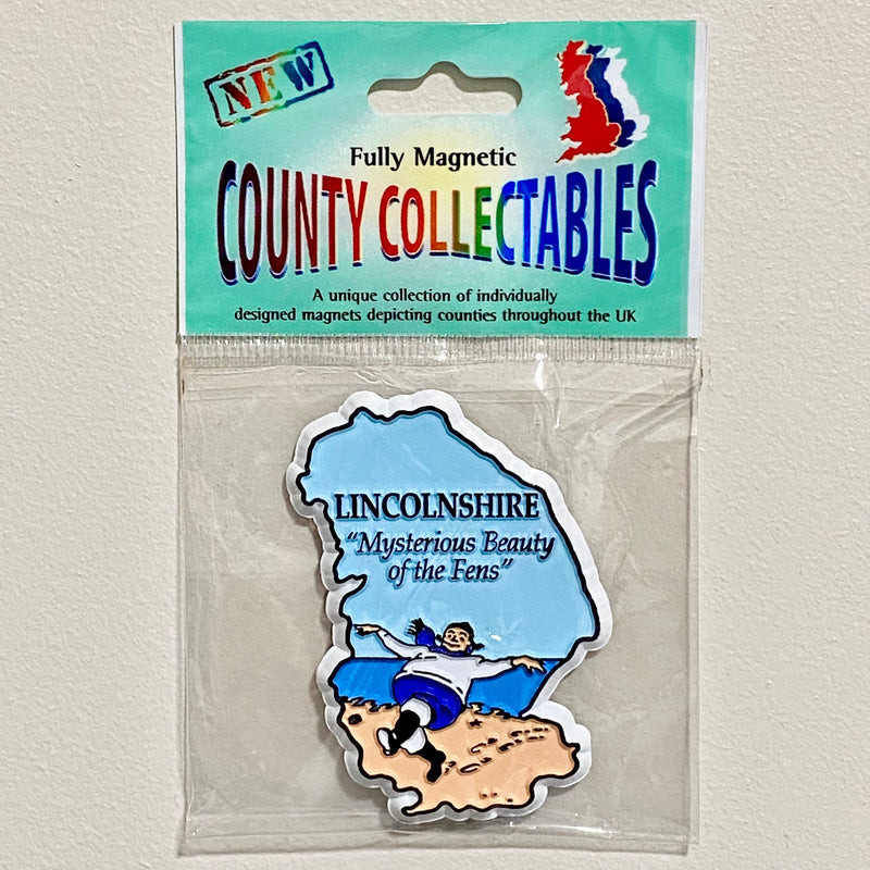 Lincolnshire County Shape Mysterious Beauty Of The Fens Fridge Magnet Souvenir