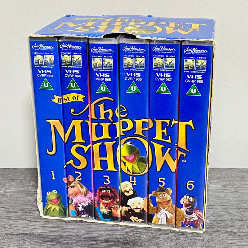 Vintage Best Of The Muppet Show Vol 1 - 6 x VHS Tapes Box Set 5 x Sealed Rare