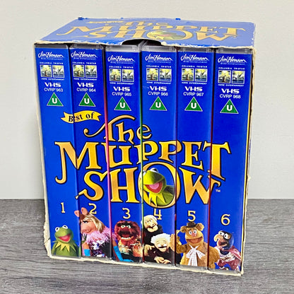 Vintage Best Of The Muppet Show Vol 1 - 6 x VHS Tapes Box Set 5 x Sealed Rare