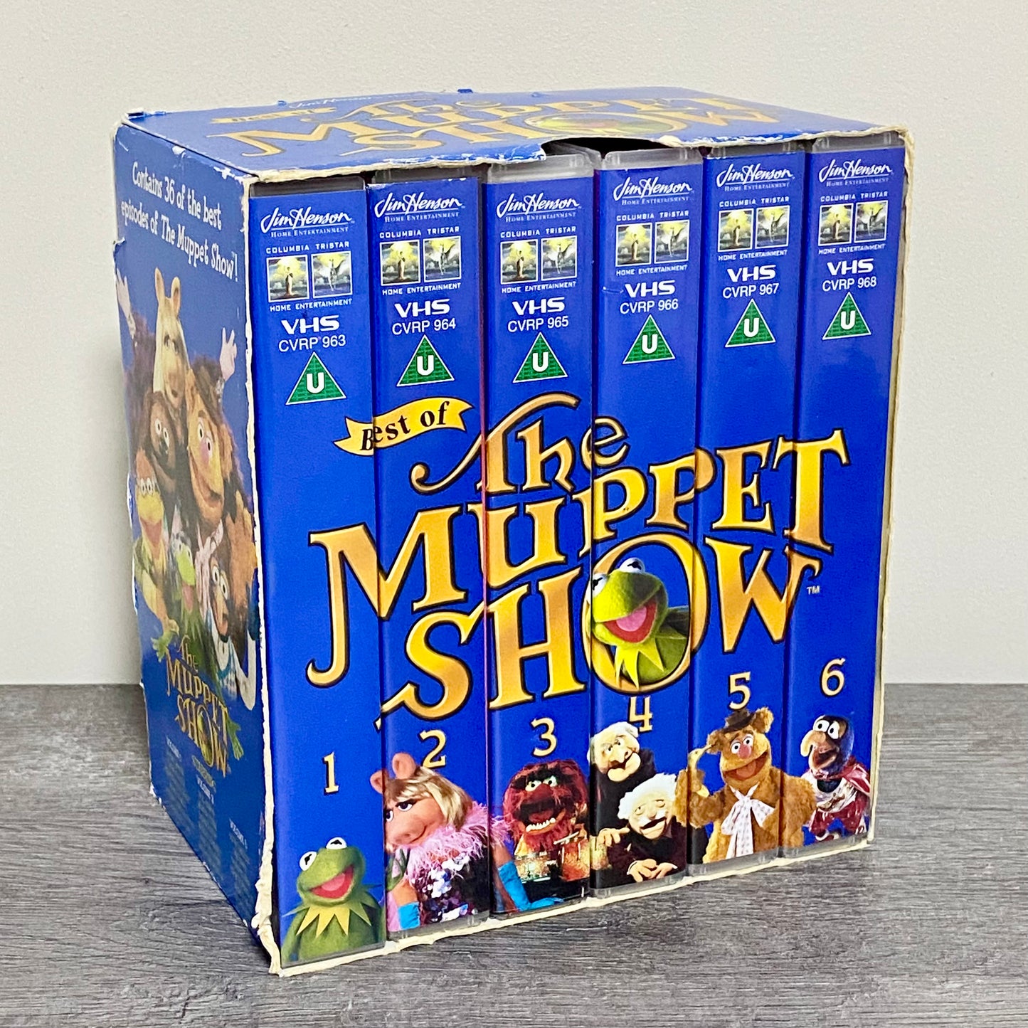 Vintage Best Of The Muppet Show Vol 1 - 6 x VHS Tapes Box Set 5 x Sealed Rare