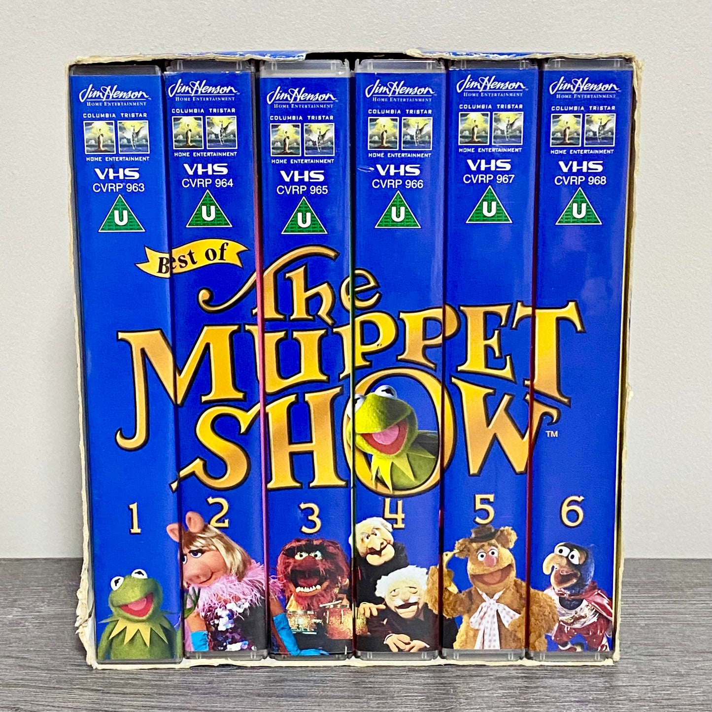 Vintage Best Of The Muppet Show Vol 1 - 6 x VHS Tapes Box Set 5 x Sealed Rare