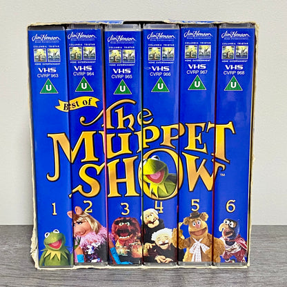 Vintage Best Of The Muppet Show Vol 1 - 6 x VHS Tapes Box Set 5 x Sealed Rare