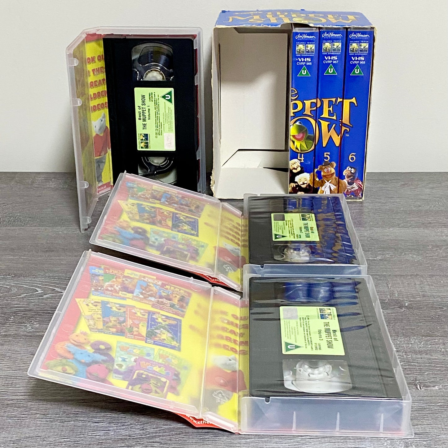Vintage Best Of The Muppet Show Vol 1 - 6 x VHS Tapes Box Set 5 x Sealed Rare