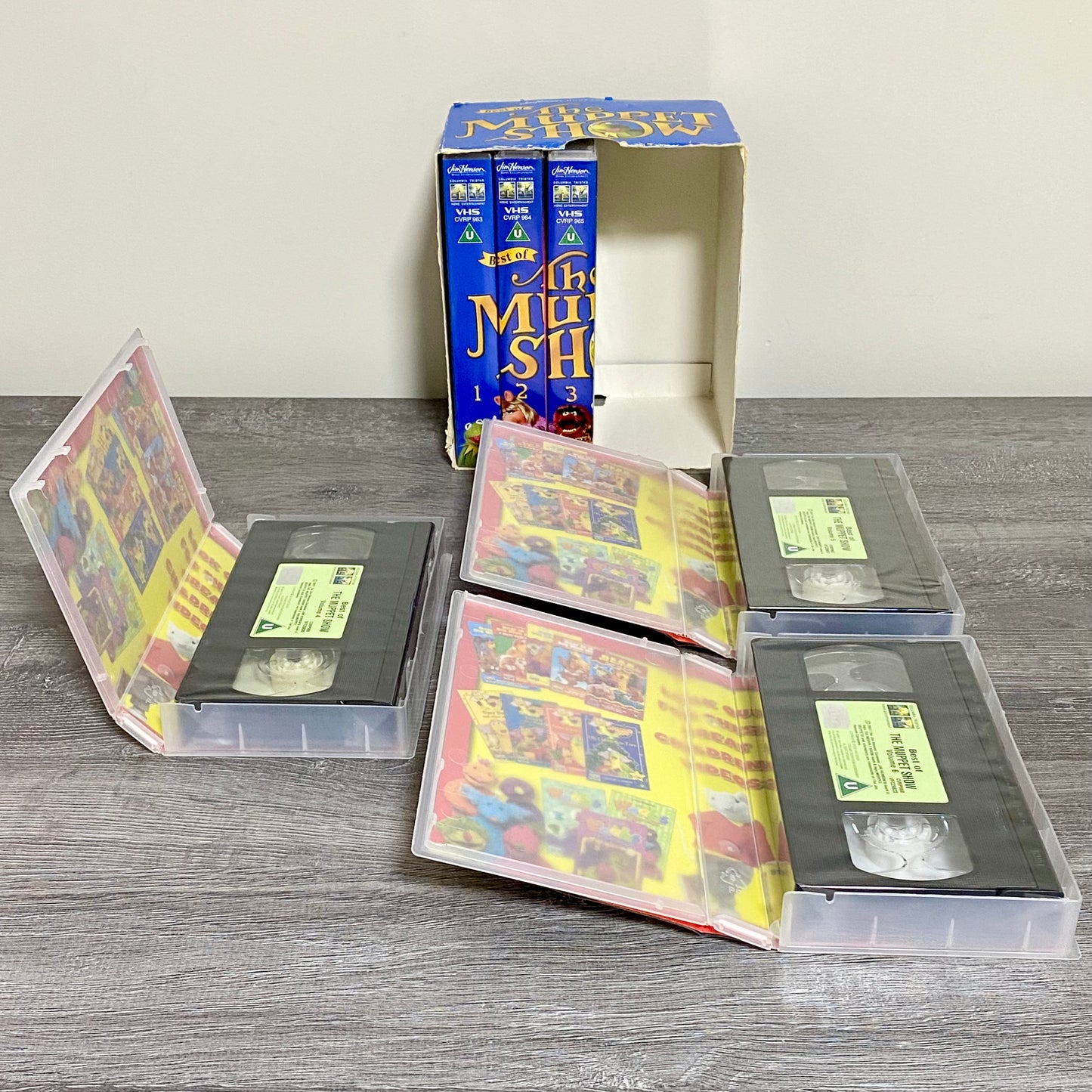 Vintage Best Of The Muppet Show Vol 1 - 6 x VHS Tapes Box Set 5 x Sealed Rare