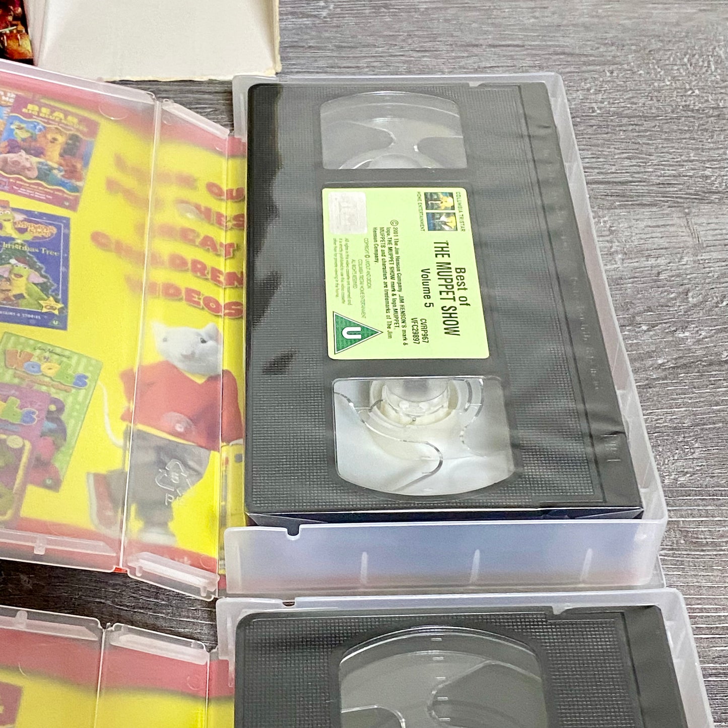 Vintage Best Of The Muppet Show Vol 1 - 6 x VHS Tapes Box Set 5 x Sealed Rare