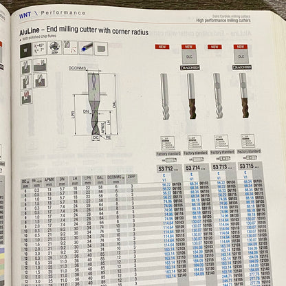 Ceratizit Cutting Tools Catalogue 2021 WNT Hardback Book Engineering Info Guide