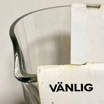 IKEA VÄNLIG Glass Pitcher Jug 1 Litre Heavy Duty Beverage Clear With Handle