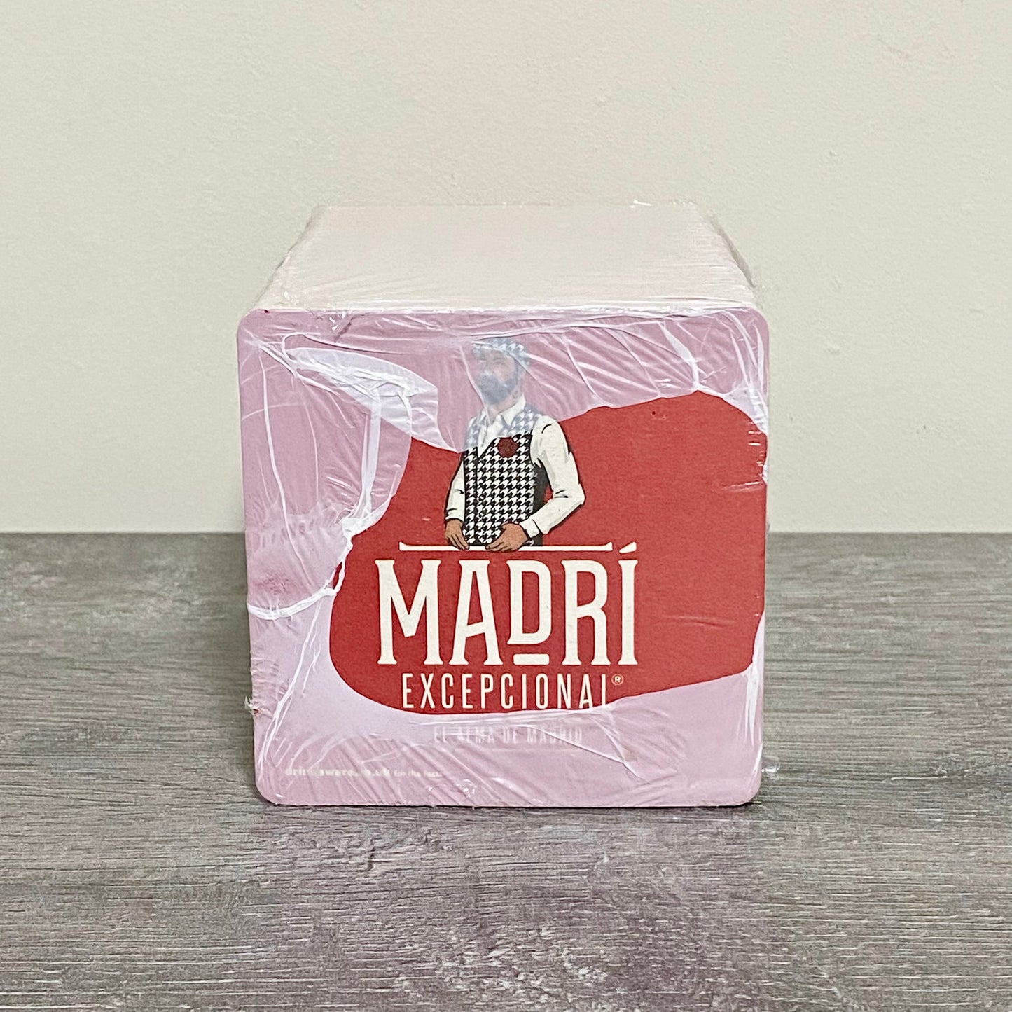Vintage Madri Excepcional Premium Lager Beer Mats Bar Pub Approx 100 Pack Sealed