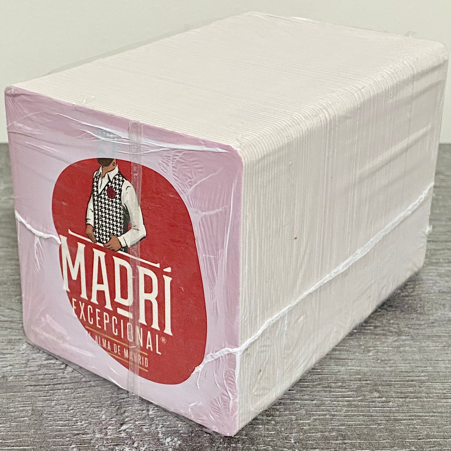 Vintage Madri Excepcional Premium Lager Beer Mats Bar Pub Approx 100 Pack Sealed