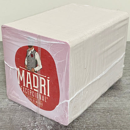 Vintage Madri Excepcional Premium Lager Beer Mats Bar Pub Approx 100 Pack Sealed