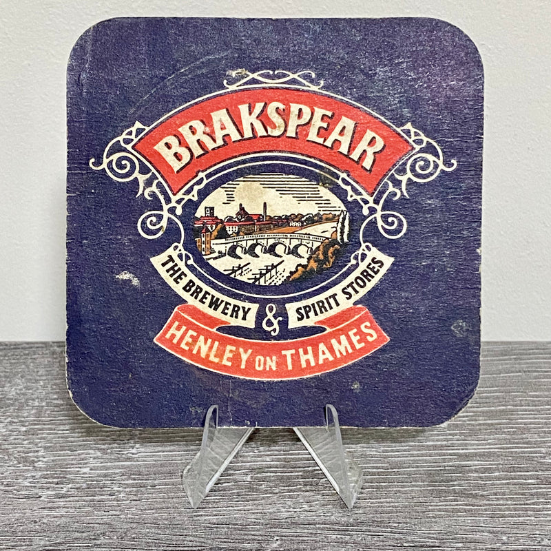 Vintage Brakspear Henley On Thames The Brewery & Spirit Stores Retro Beer Mat