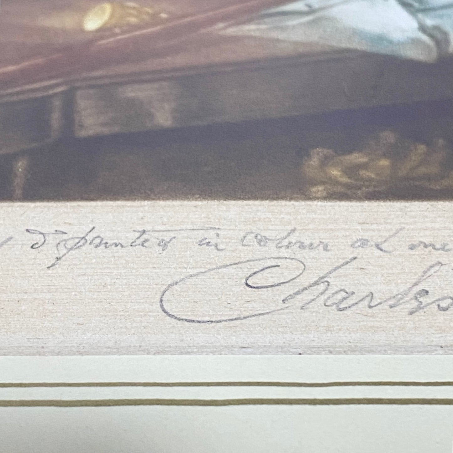 Antique 19th Century Madame De Pompadour Engraving By Charles Bird Framed Rare