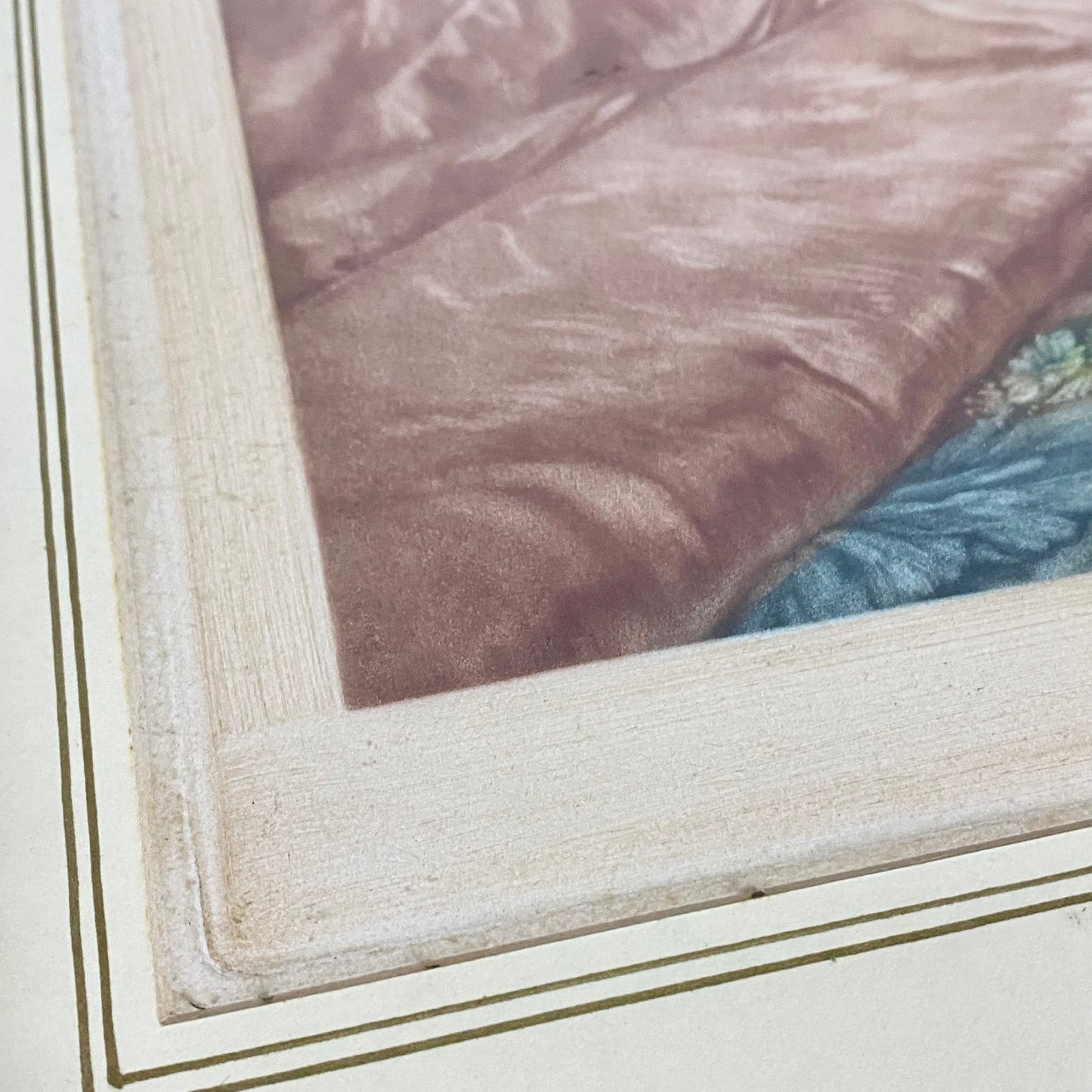 Antique 19th Century Madame De Pompadour Engraving By Charles Bird Framed Rare