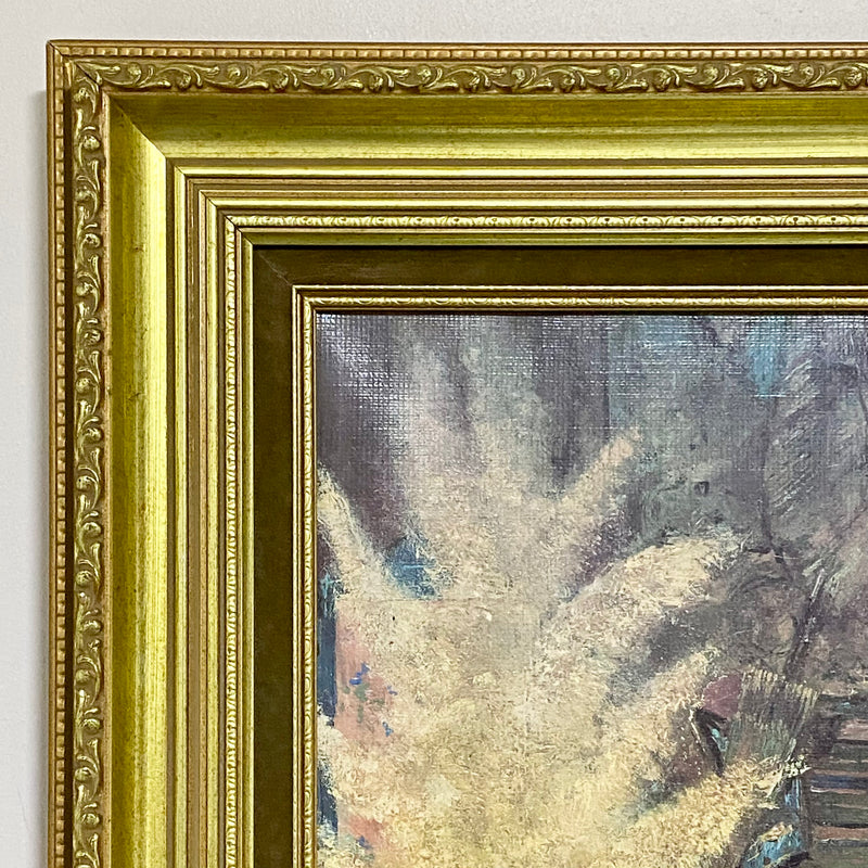 Antique Viewing The Portfolio Oil Painting After Giuseppe De Sanctis 1884 Signed