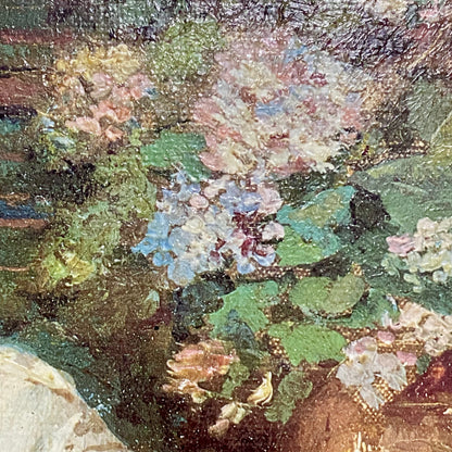 Antique Viewing The Portfolio Oil Painting After Giuseppe De Sanctis 1884 Signed