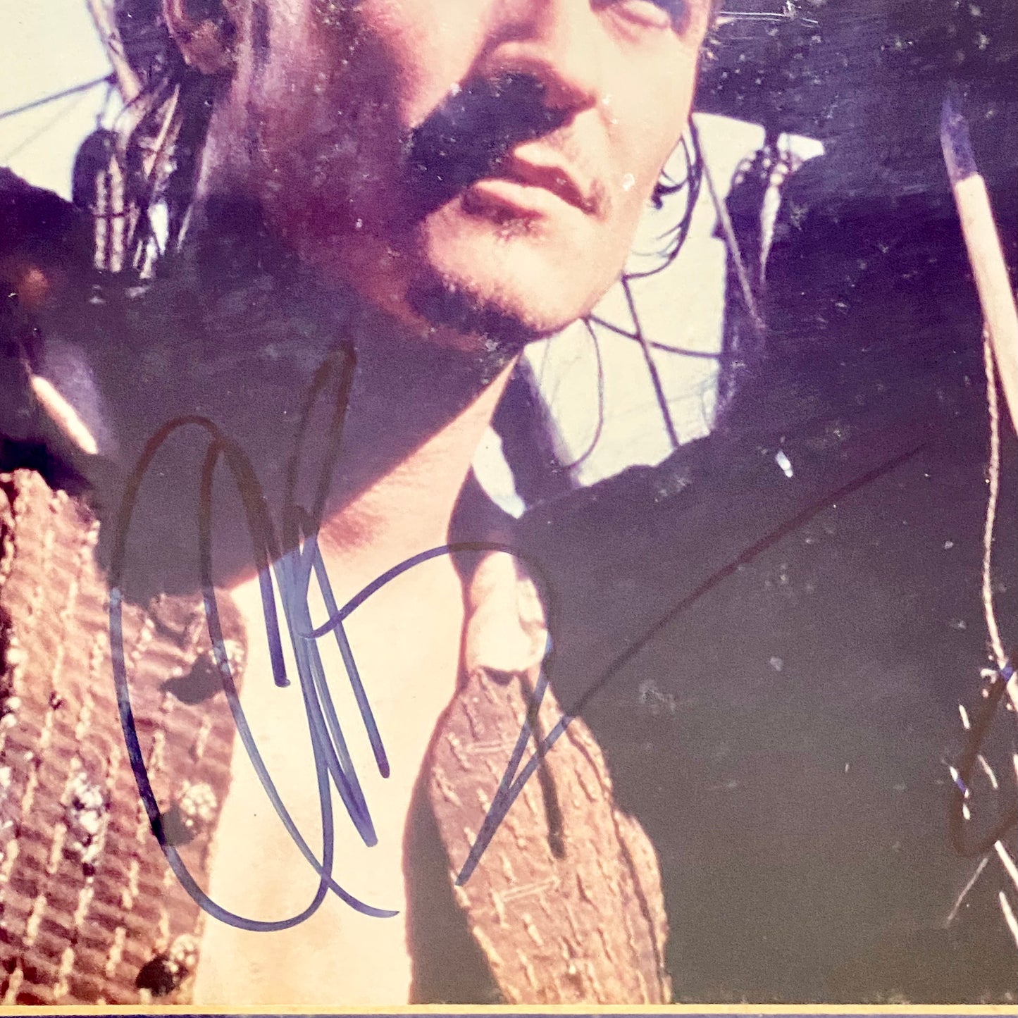 Johnny Depp & Orlando Bloom Pirates Of The Caribbean PSA Signed Art Framed Rare