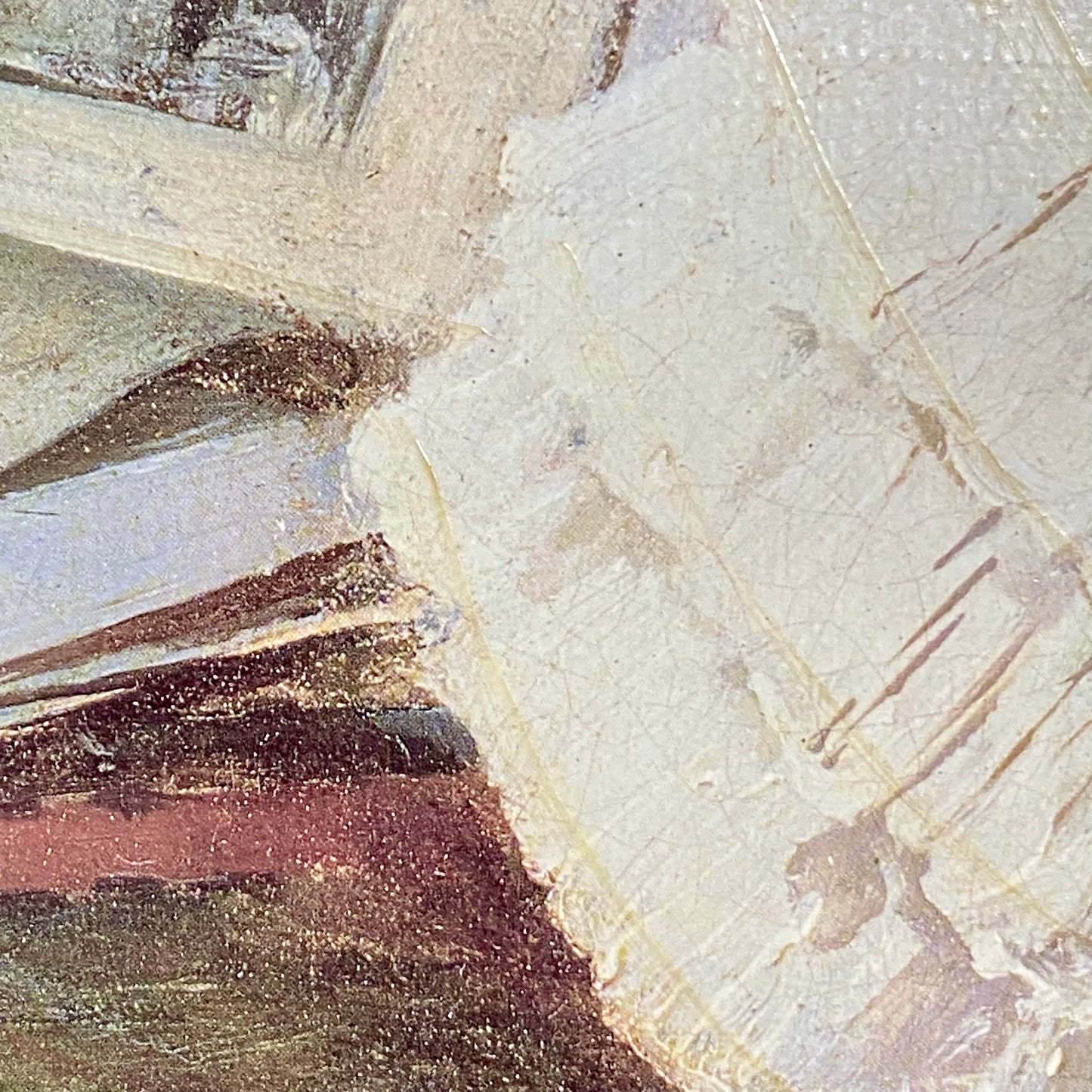 Antique Viewing The Portfolio Oil Painting After Giuseppe De Sanctis 1884 Signed