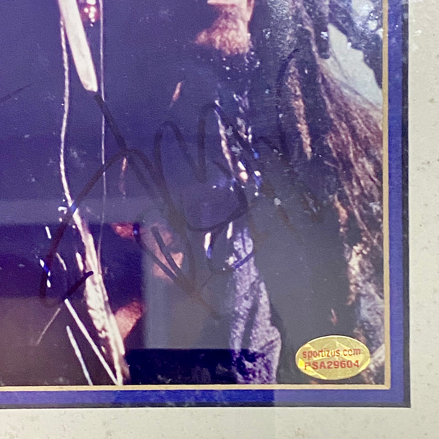 Johnny Depp & Orlando Bloom Pirates Of The Caribbean PSA Signed Art Framed Rare