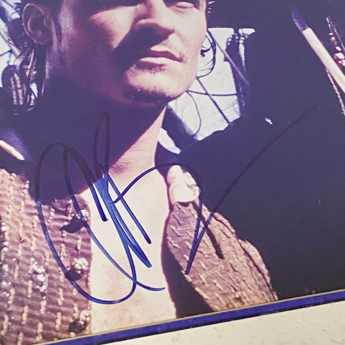 Johnny Depp & Orlando Bloom Pirates Of The Caribbean PSA Signed Art Framed Rare