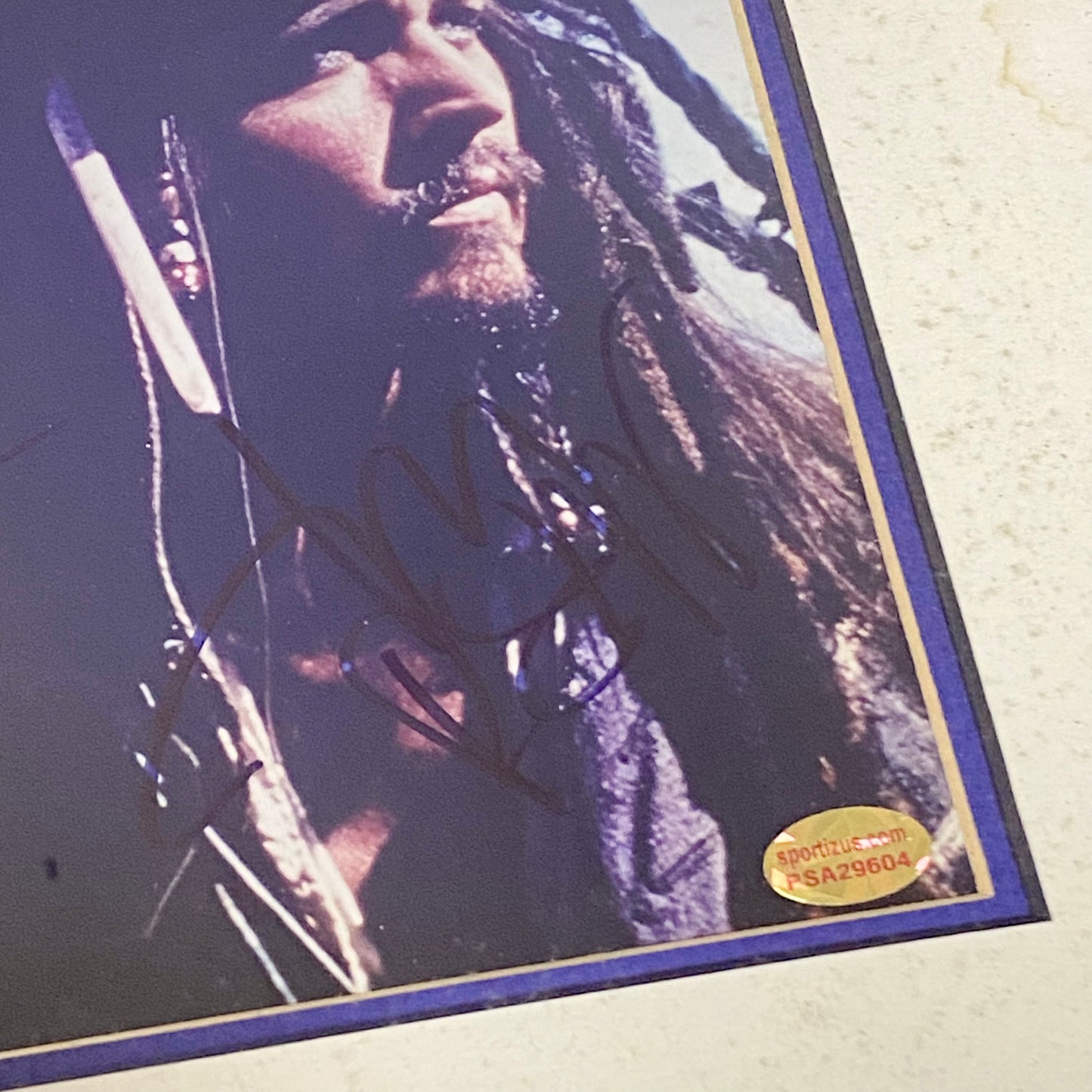 Johnny Depp & Orlando Bloom Pirates Of The Caribbean PSA Signed Art Framed Rare