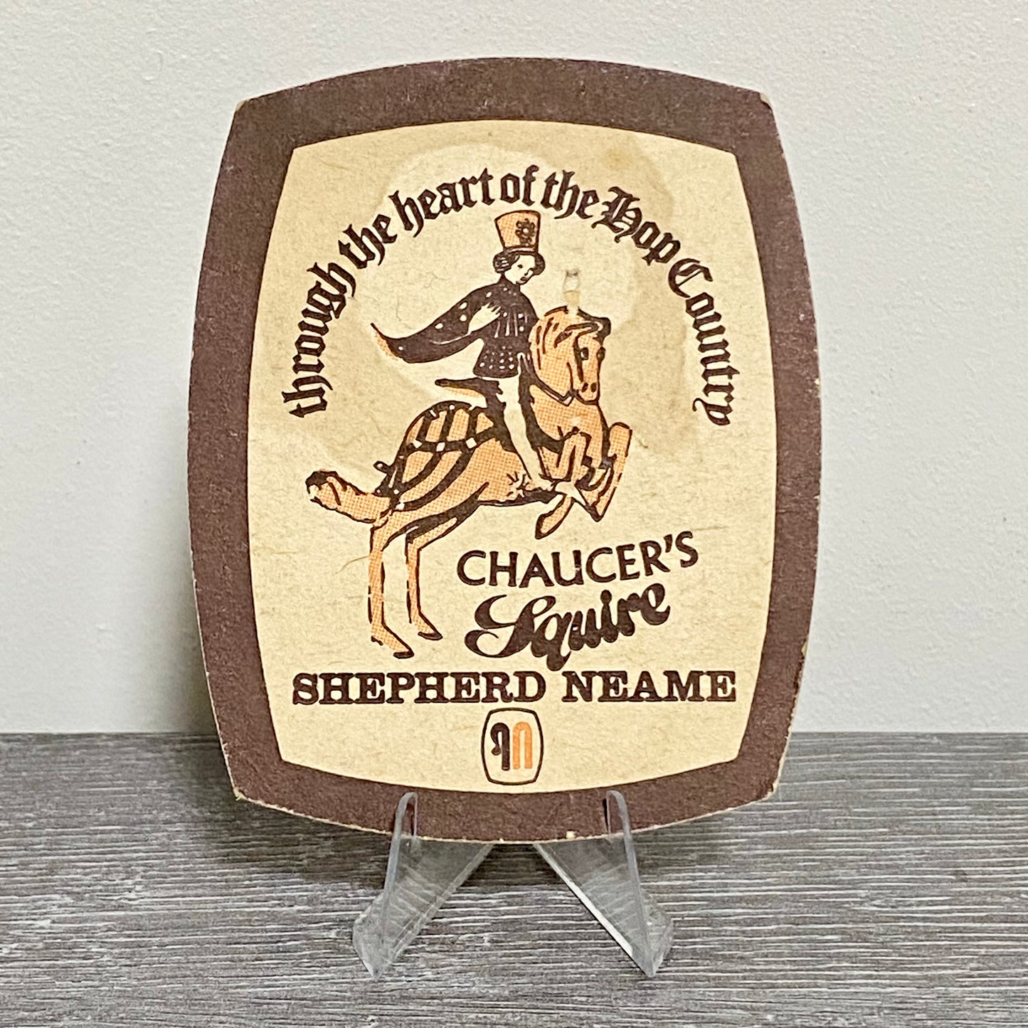 Vintage Shepherd Neame Master Brewers Beer Mat Collectible 1970s Bar Pub Coaster