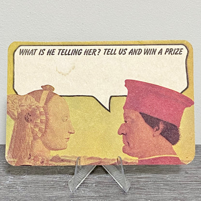 Vintage Competition Greene King Advertisement Beer Mat Collectible Coaster Rare