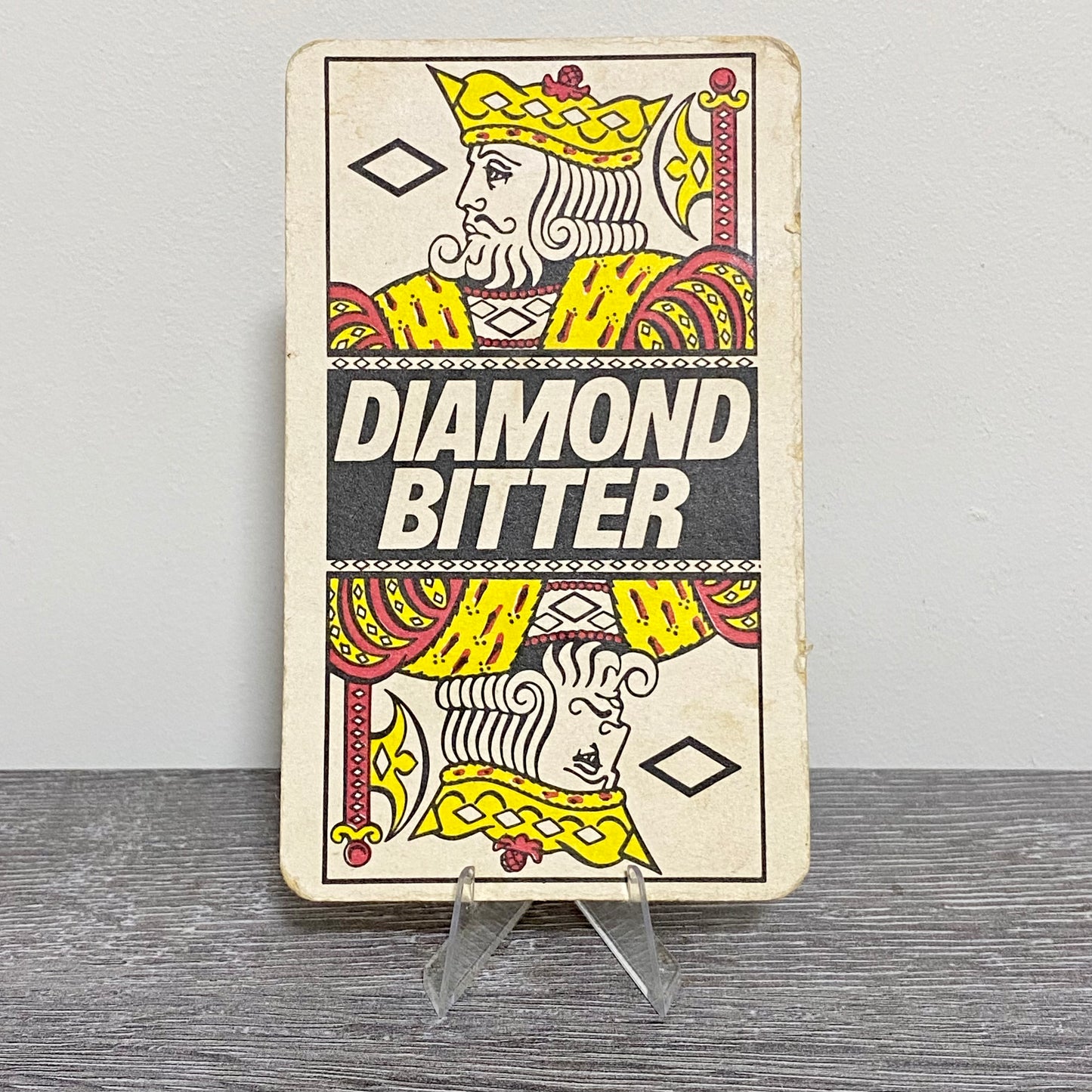 Vintage Diamond Bitter No.2 Brewery Beer Mat Collectible Pub Coaster Breweriana