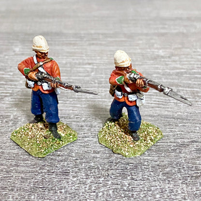 2x 28mm 24th Regiment Of Foot Zulu War 1879 Painted Metal Miniatures Games #2
