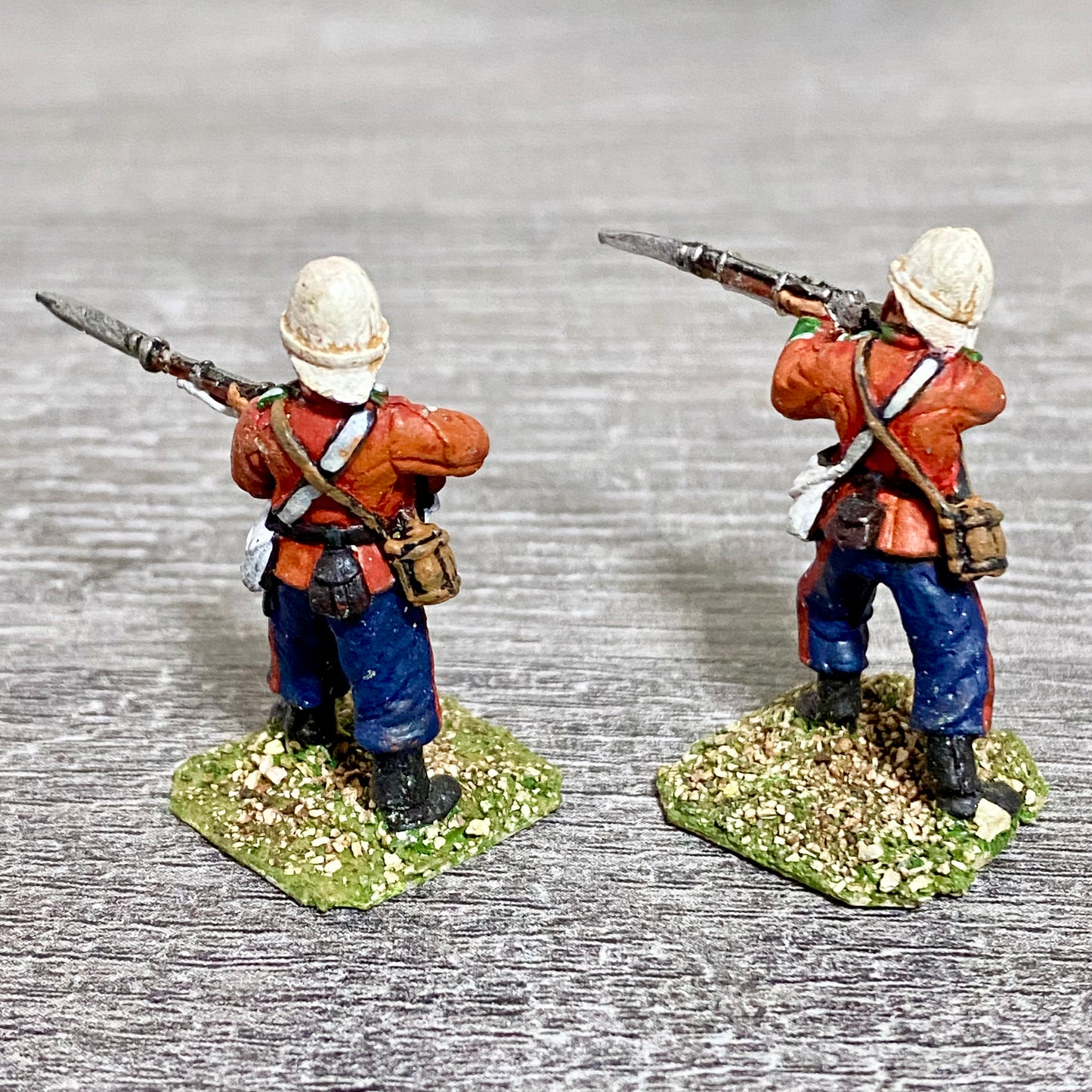 2x 28mm 24th Regiment Of Foot Zulu War 1879 Painted Metal Miniatures Games #2