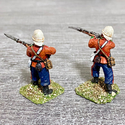2x 28mm 24th Regiment Of Foot Zulu War 1879 Painted Metal Miniatures Games #2