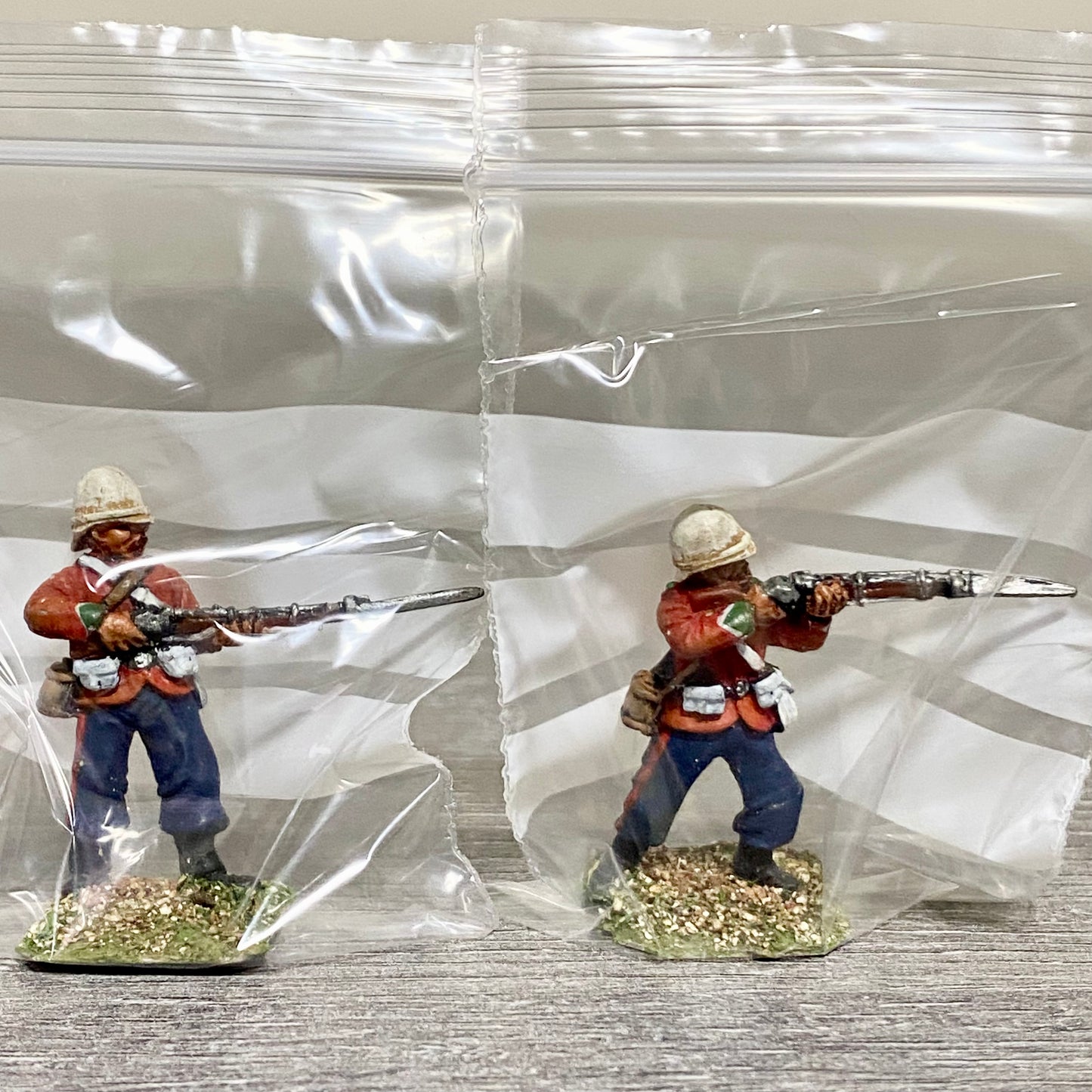 2x 28mm 24th Regiment Of Foot Zulu War 1879 Painted Metal Miniatures Games #2