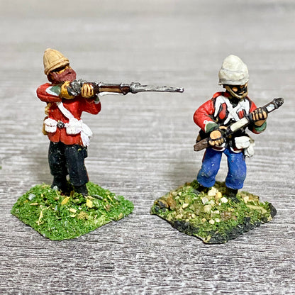 2x 28mm 24th Regiment Of Foot Zulu War 1879 Painted Metal Miniatures Games #3
