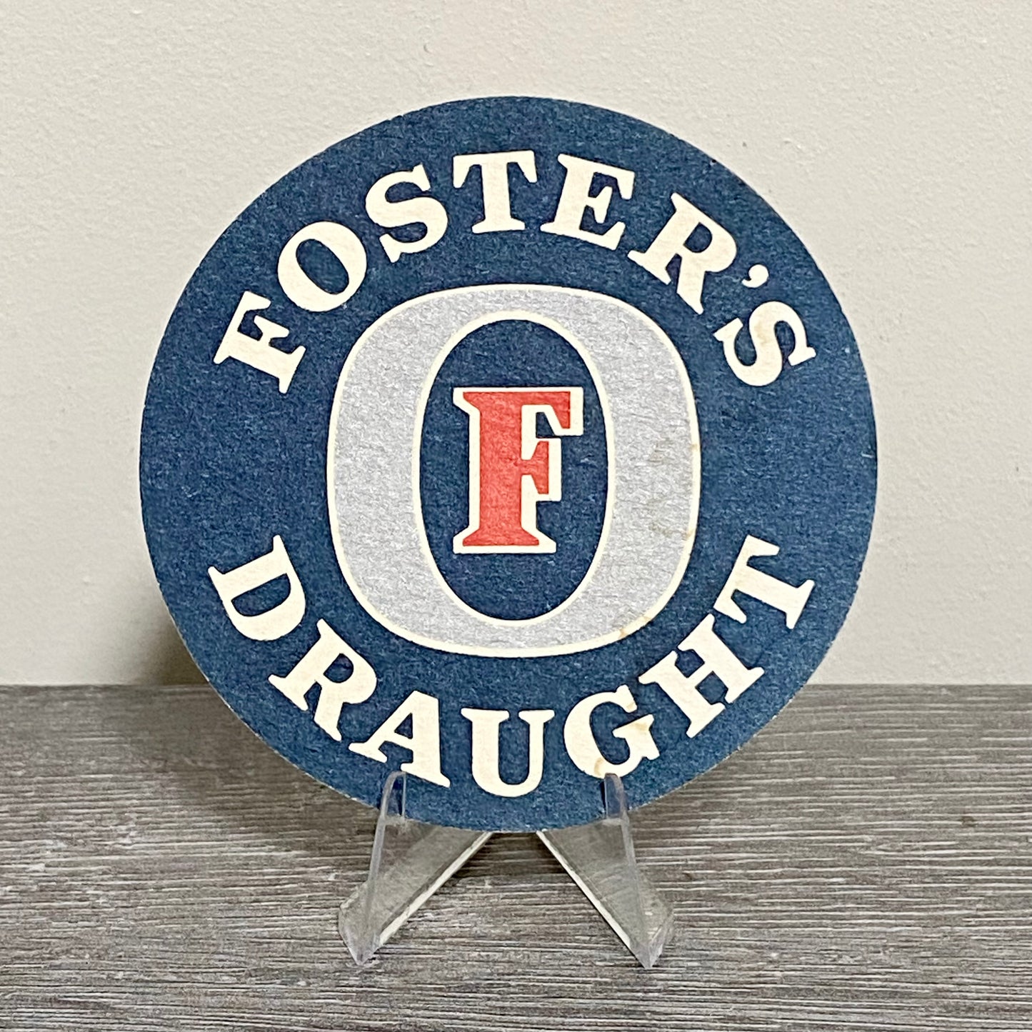 Vintage Foster’s Draught Number Two Brewery Beer Mat Collectible Bar Pub Coaster
