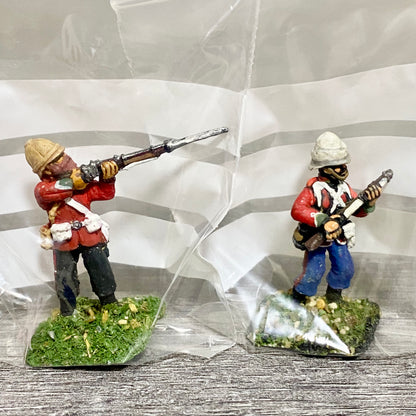 2x 28mm 24th Regiment Of Foot Zulu War 1879 Painted Metal Miniatures Games #3