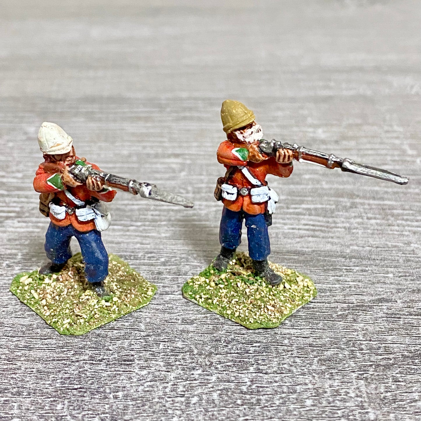 2x 28mm 24th Regiment Of Foot Zulu War 1879 Painted Metal Miniatures Games #4