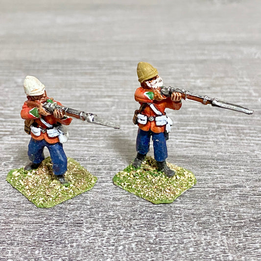2x 28mm 24th Regiment Of Foot Zulu War 1879 Painted Metal Miniatures Games #4