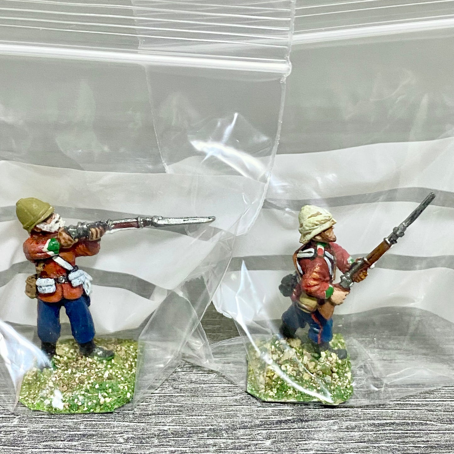 2x 28mm 24th Regiment Of Foot Zulu War 1879 Painted Metal Miniatures Games #5