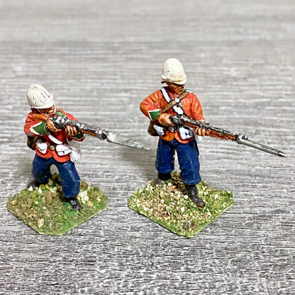 2x 28mm 24th Regiment Of Foot Zulu War 1879 Painted Metal Miniatures Games #6
