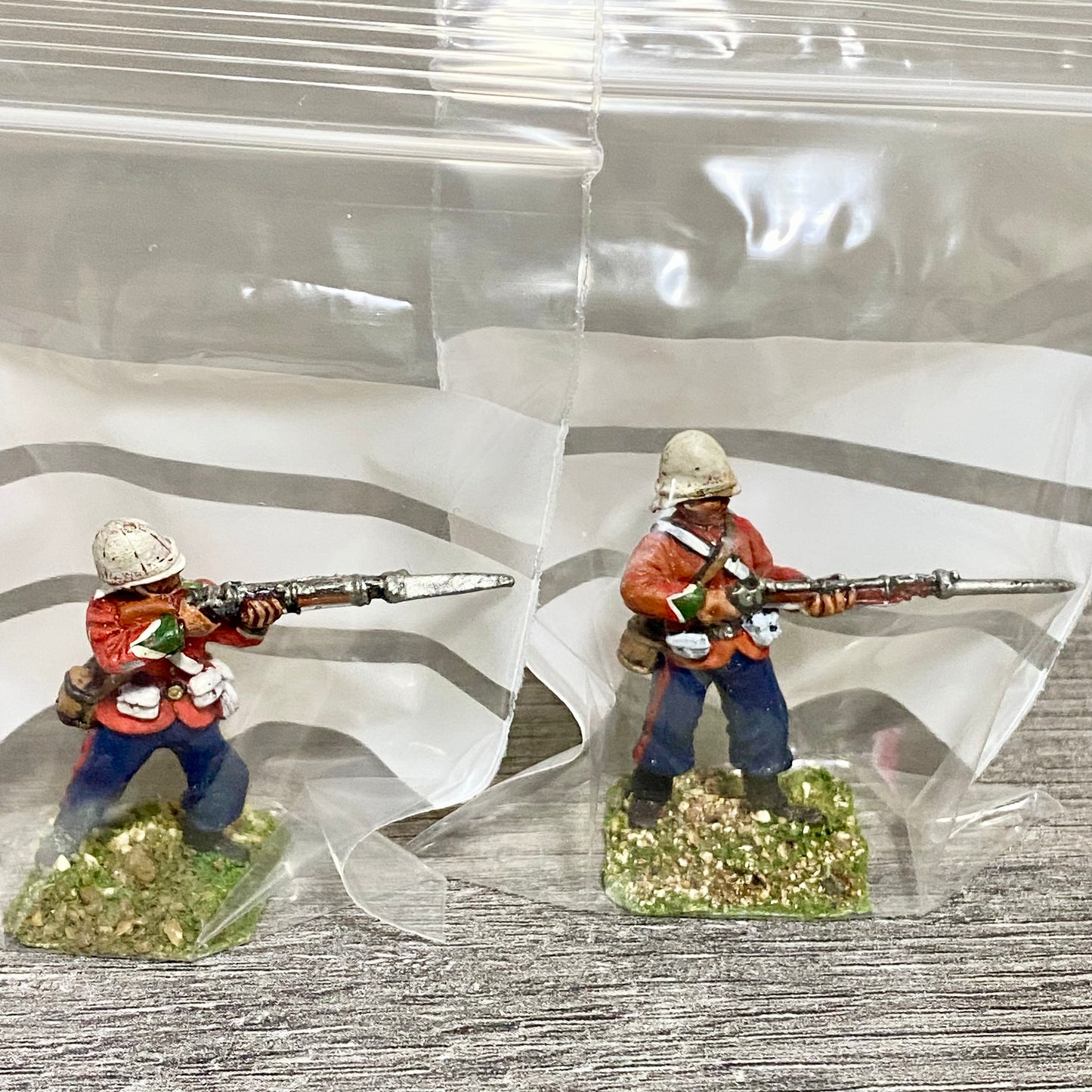 2x 28mm 24th Regiment Of Foot Zulu War 1879 Painted Metal Miniatures Games #6