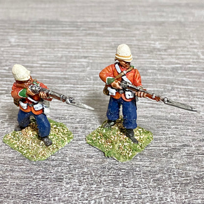 2x 28mm 24th Regiment Of Foot Zulu War 1879 Painted Metal Miniatures Games #7