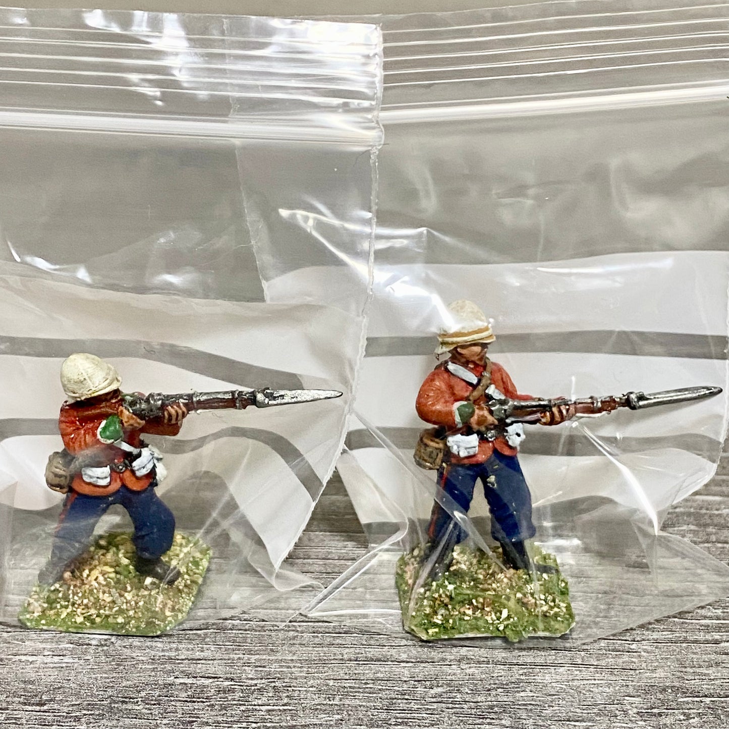 2x 28mm 24th Regiment Of Foot Zulu War 1879 Painted Metal Miniatures Games #7