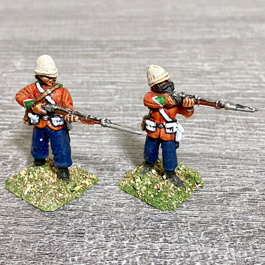 2x 28mm 24th Regiment Of Foot Zulu War 1879 Painted Metal Miniatures Games #8