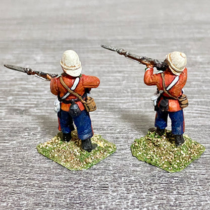 2x 28mm 24th Regiment Of Foot Zulu War 1879 Painted Metal Miniatures Games #8