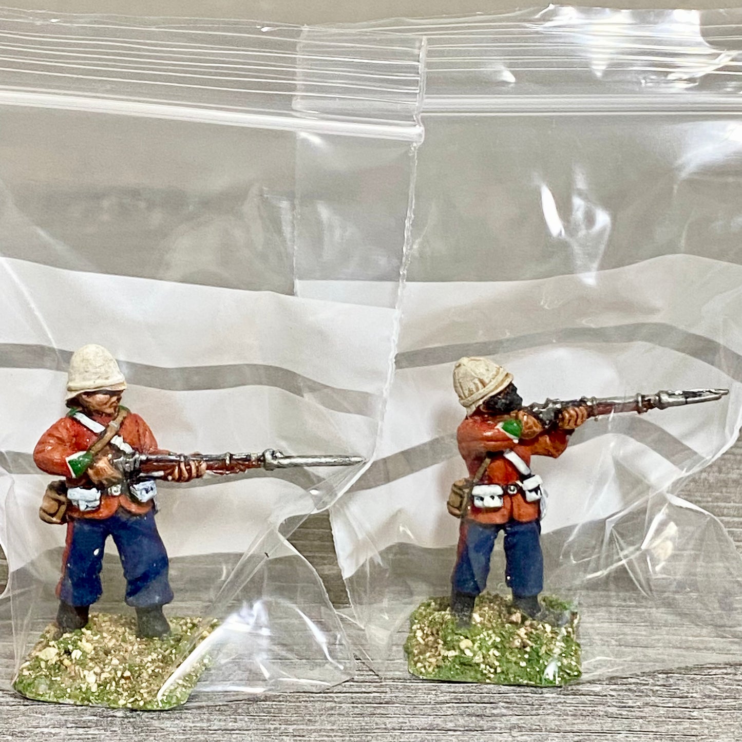 2x 28mm 24th Regiment Of Foot Zulu War 1879 Painted Metal Miniatures Games #8